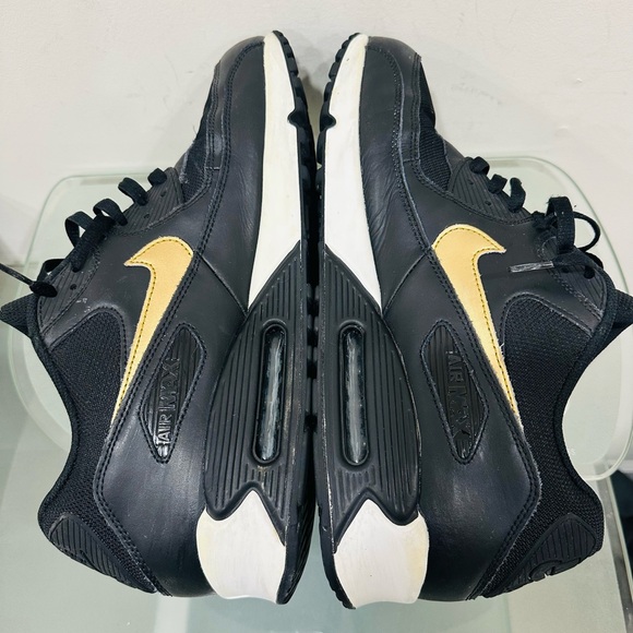 Nike Air Max 1 Essential (931902-991)‎ Sneakers Men Size 15 Black / Gold - Picture 8 of 10